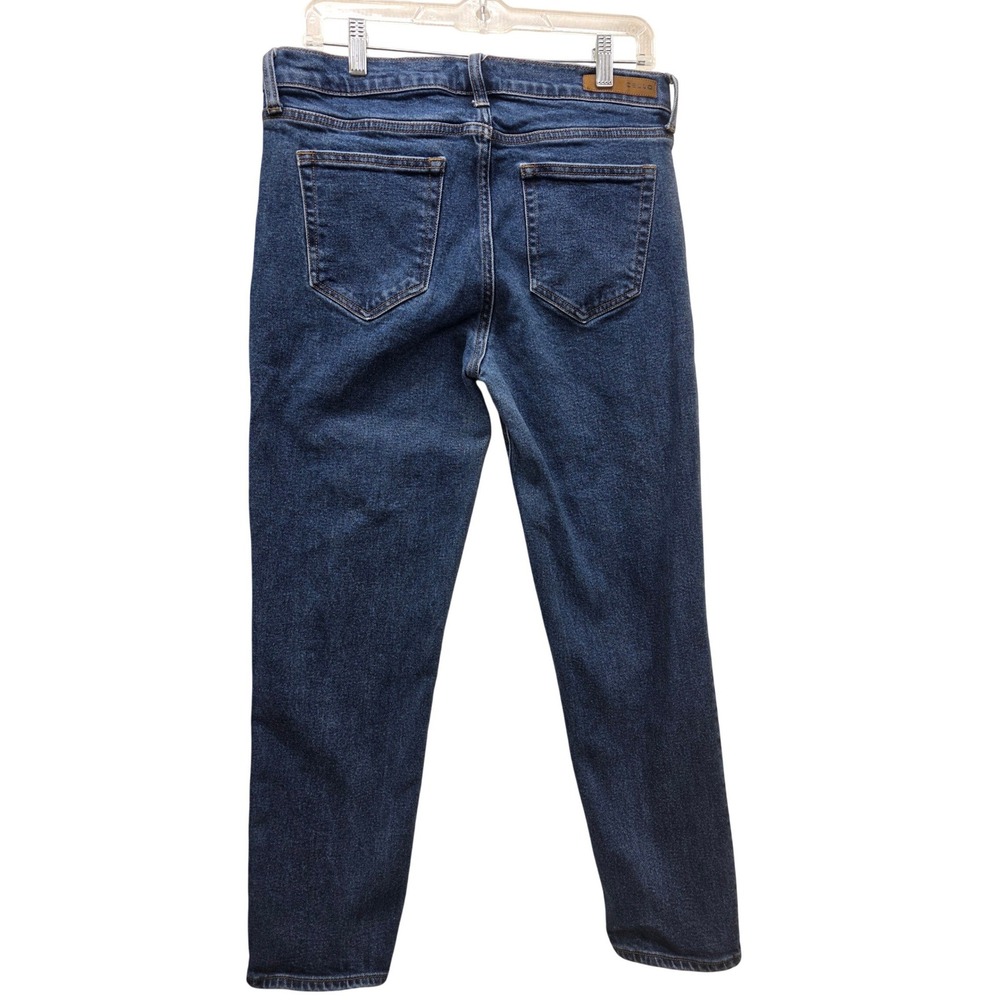Cello Women Dark Wash Straight Leg High Rise Denim Jeans Size 9 - Picture 2 of 8
